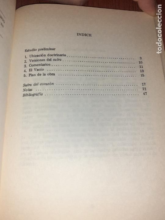 Libros: EL SUTRA DEL CORAZON � BUDISMO - VERSION DE SAMUEL WOLPIN - Foto 3