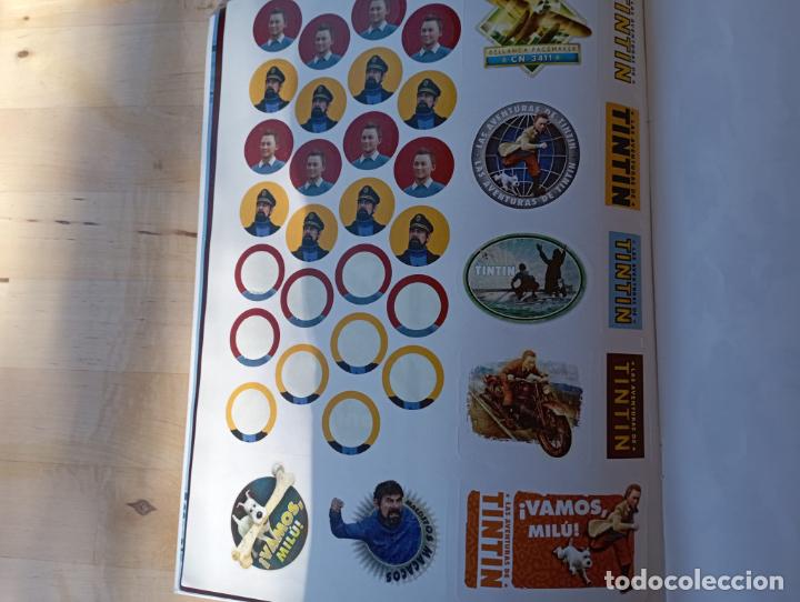 Libros: LIBRO DE PEGATINAS,EL AVENTURAS DE TINTIN - HERGE - Foto 3