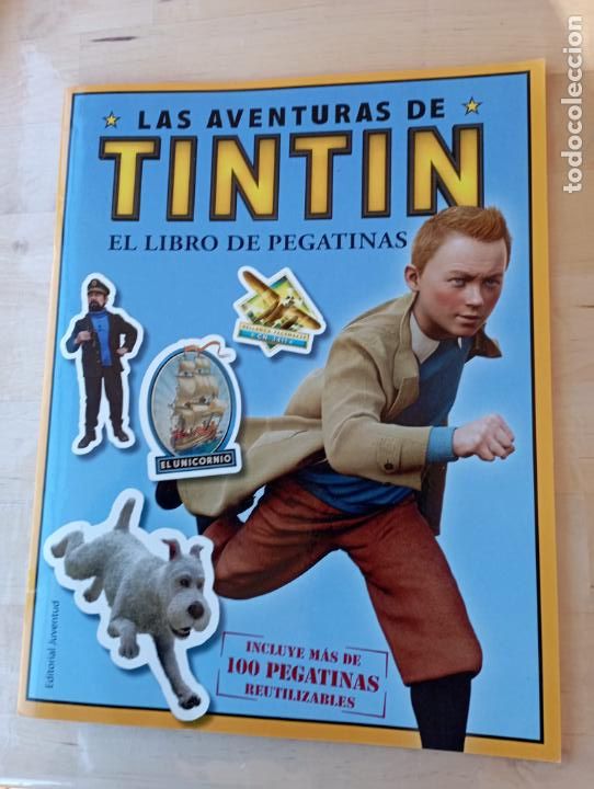 Libros: LIBRO DE PEGATINAS,EL AVENTURAS DE TINTIN - HERGE - Foto 1