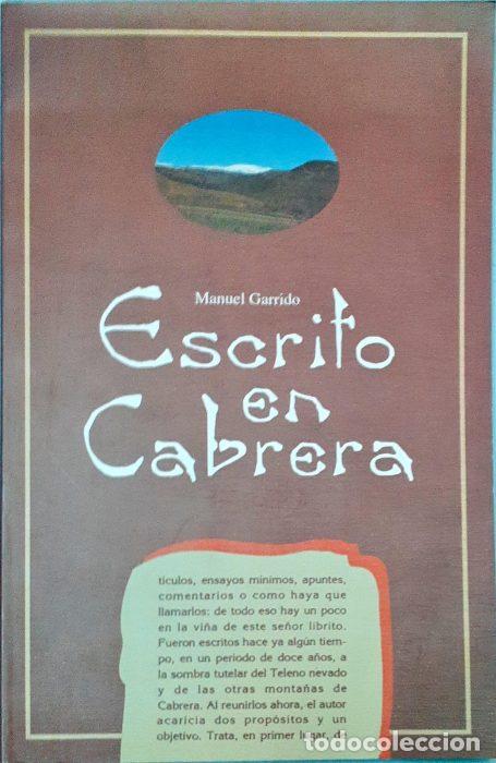 Libros: Escrito en Cabrera - GARRIDO, MANUEL - Foto 1
