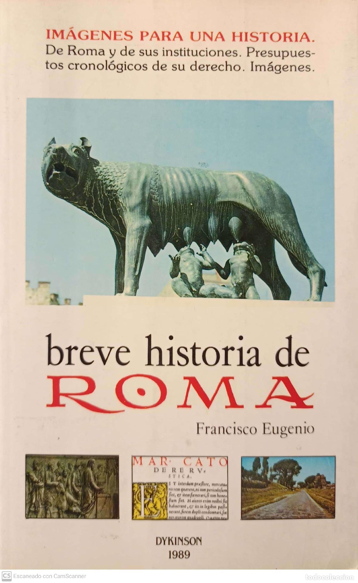 Libros: Breve historia de Roma - Francisco Eugenio - Foto 1