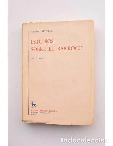 Libros: Estudios sobre el Barroco - HATZFELD, Helmut - Foto 1