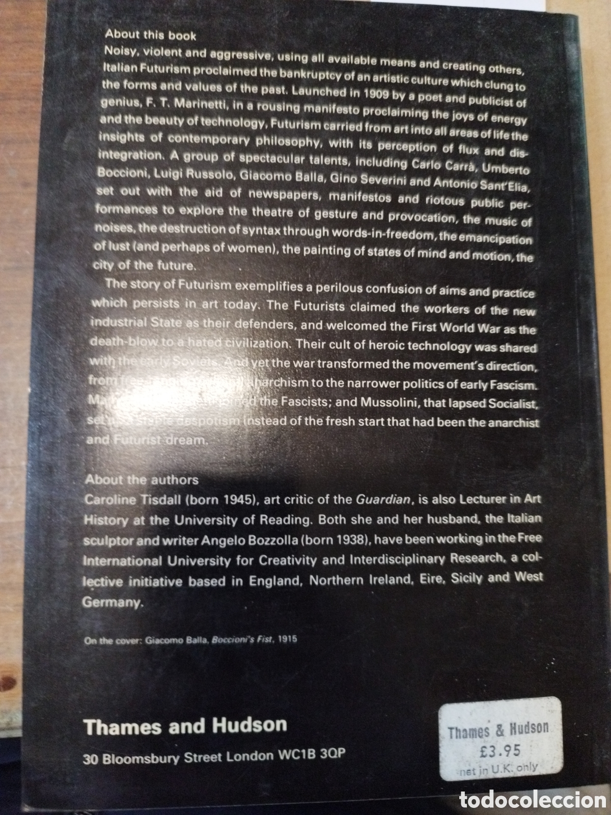 Libros: FUTURISM - TISDALL,Caroline and BOZZOLLA,Angelo - Foto 2