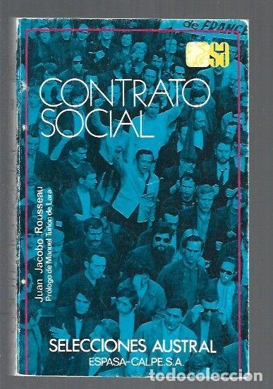 Libros: CONTRATO SOCIAL - ROUSSEAU, JEAN-JACQUES - Foto 1