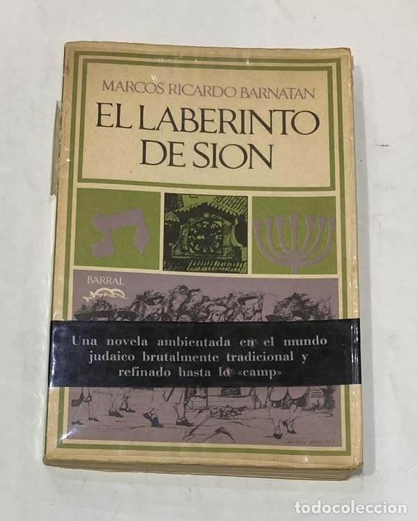 Libros: BARNAT&Aacute;N, Marcos Ricardo. - El laberinto de Sion. - Foto 1