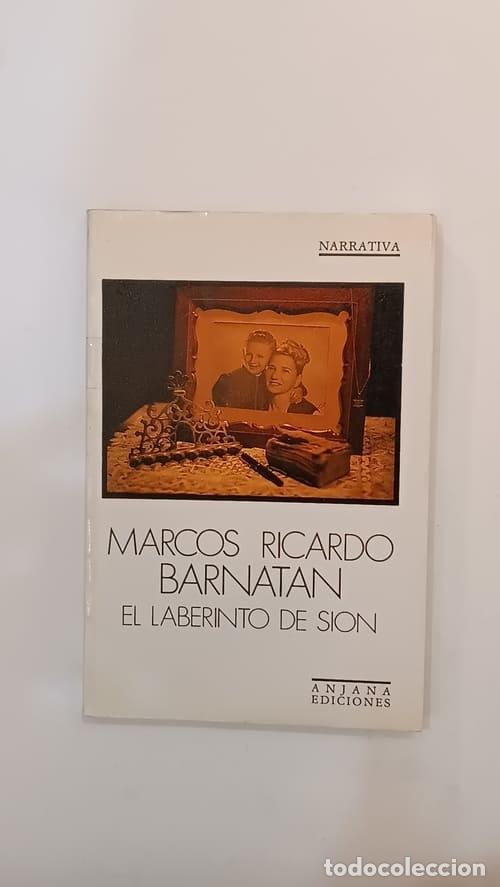 Libros: BARNAT&Aacute;N, Marcos Ricardo. - El laberinto de Sion. - Foto 1