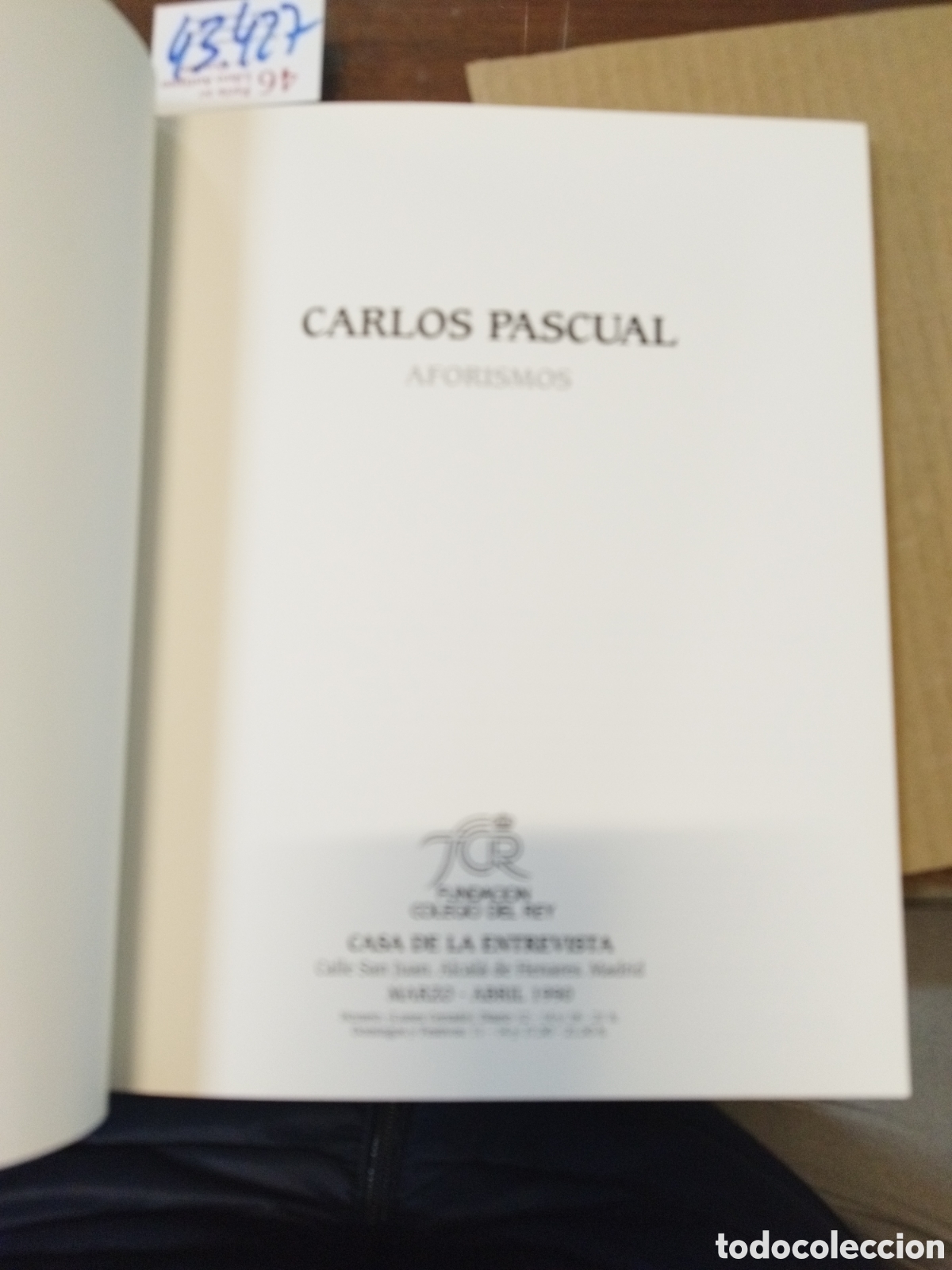 Libros: AFORISMOS. CARLOS PASCUAL - PASCUAL,Carlos - Foto 2