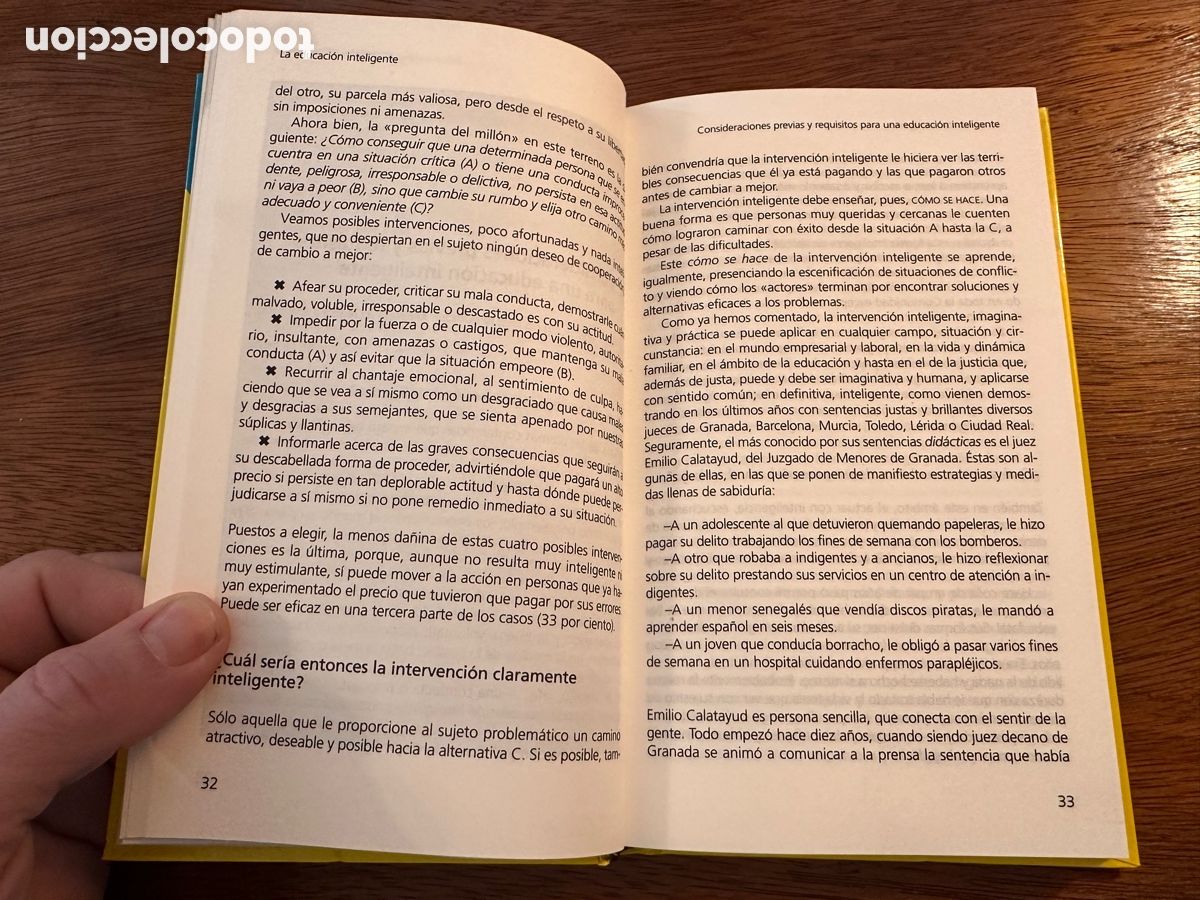 Libros: LA EDUCACI&Oacute;N INTELIGENTE / BERNAB&Eacute; TIERNO - Foto 4