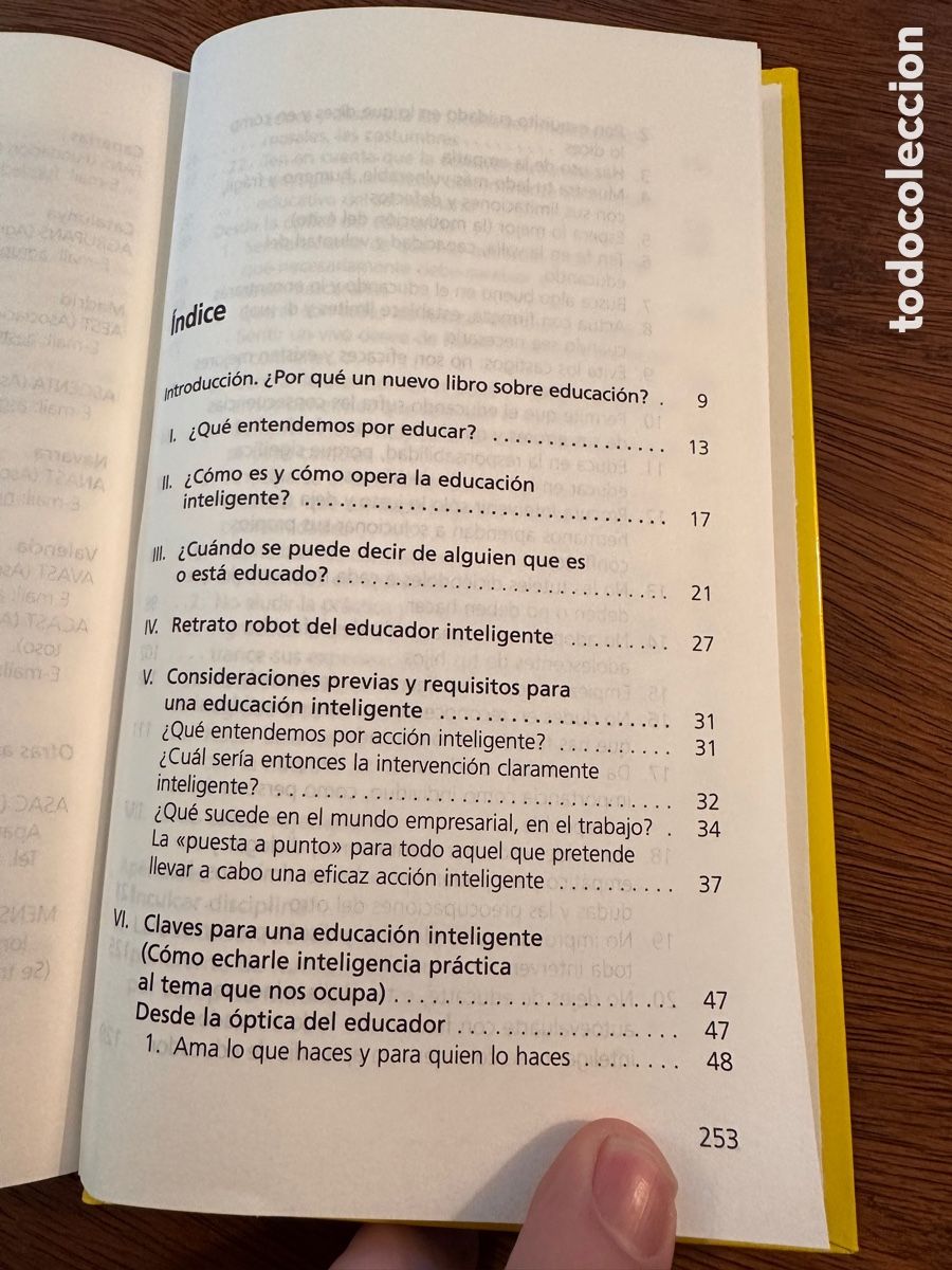 Libros: LA EDUCACI&Oacute;N INTELIGENTE / BERNAB&Eacute; TIERNO - Foto 6