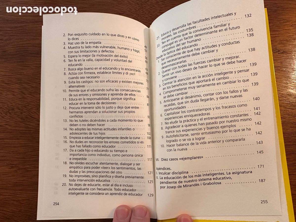 Libros: LA EDUCACI&Oacute;N INTELIGENTE / BERNAB&Eacute; TIERNO - Foto 7
