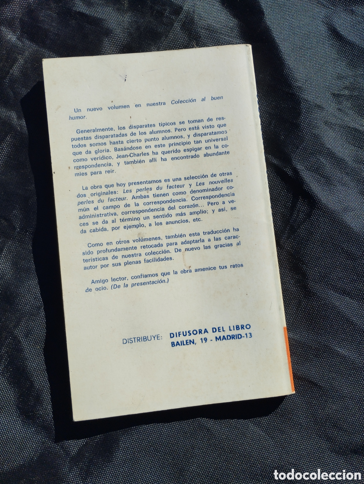 Libros: Disparates epistolares. Jean-Charles. - Foto 2