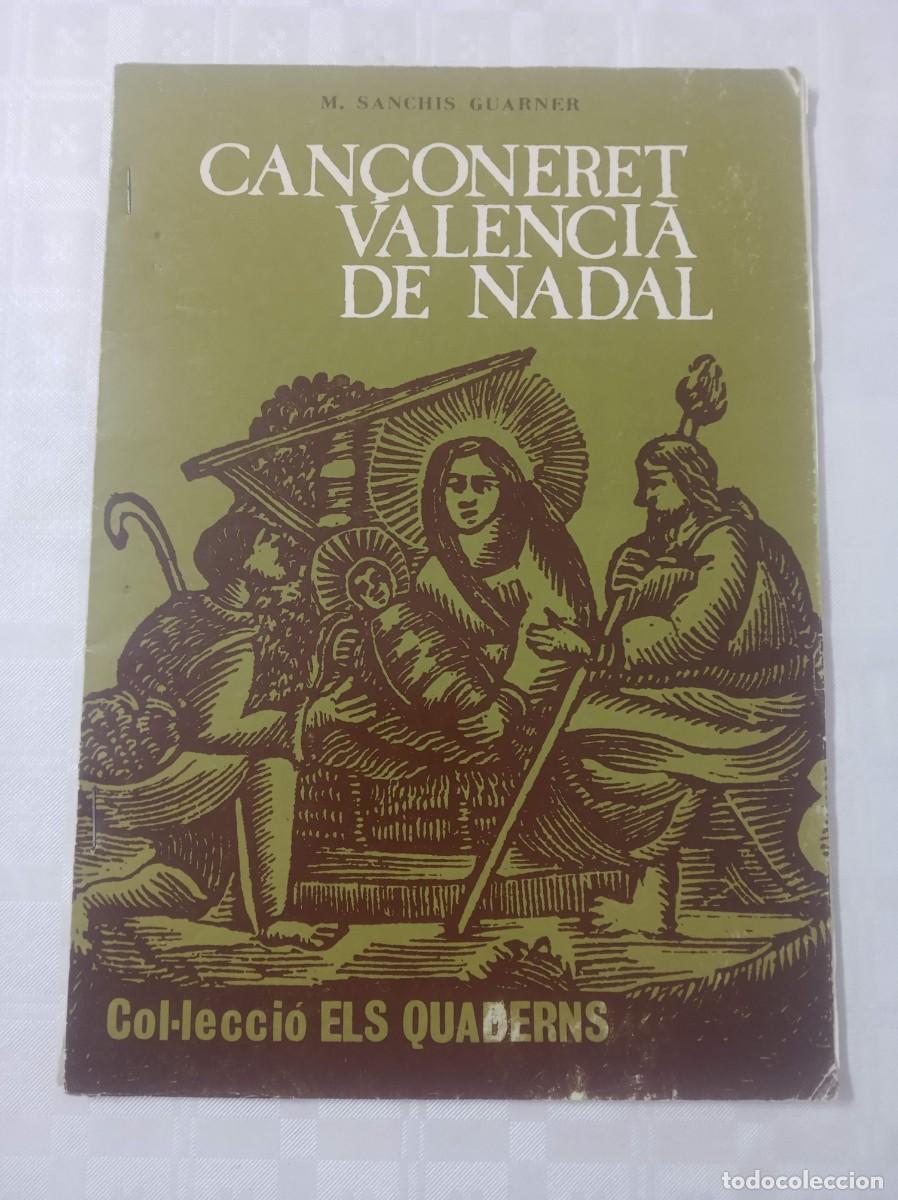 Libros: CAN&Ccedil;ONERET VALENCIA DE NADAL ( MANUEL SANCHIS GUARNER ) - Foto 1