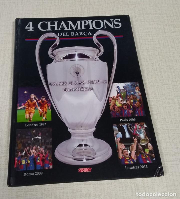Libros: Las 4 cuatro champions del Bar&ccedil;a - vvaa - Foto 1