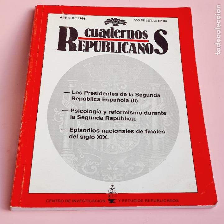 books: LIBRO-CUADERNOS REPUBLICANOS-1989-COLECCIONISTAS-EXCELENTE-VER FOTOGRAF&Iacute;AS.