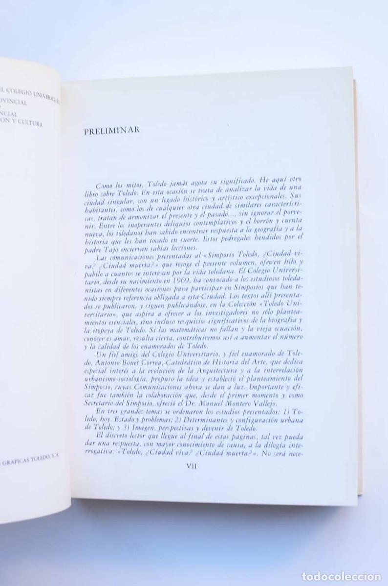 Libros: Toledo &iquest;ciudad viva? &iquest;Ciudad muerta? - Foto 3