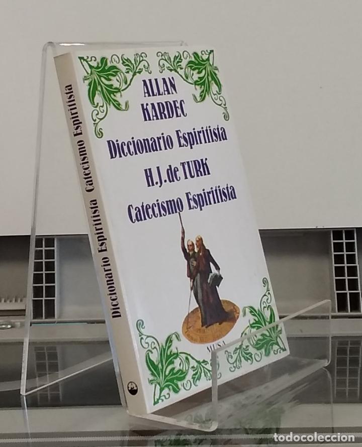 Livros em segunda m&atilde;o: Diccionario espiritista / Catecismo Espiritista - Allan Kardec / H. J. de Turk