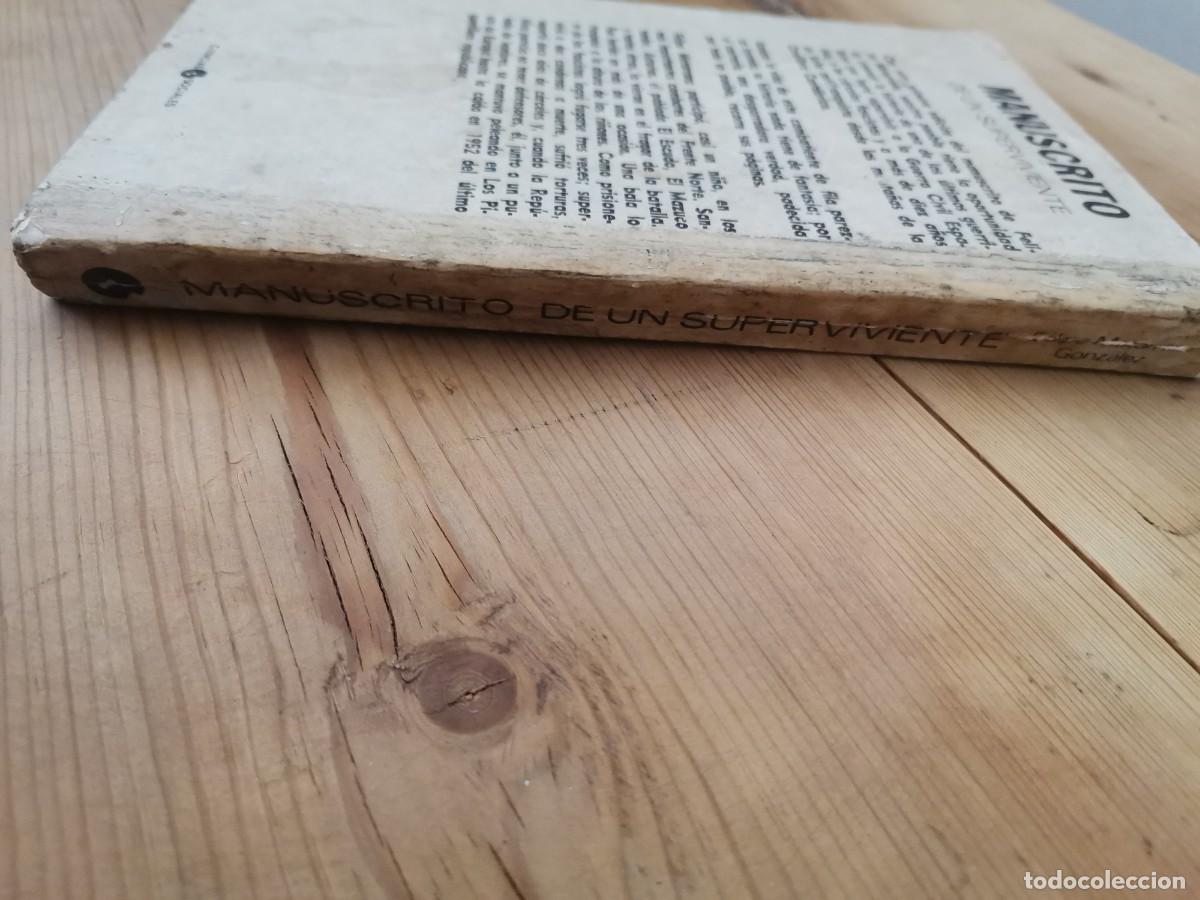 Libros: Manuscrito de un superviviente 1987 - Foto 3