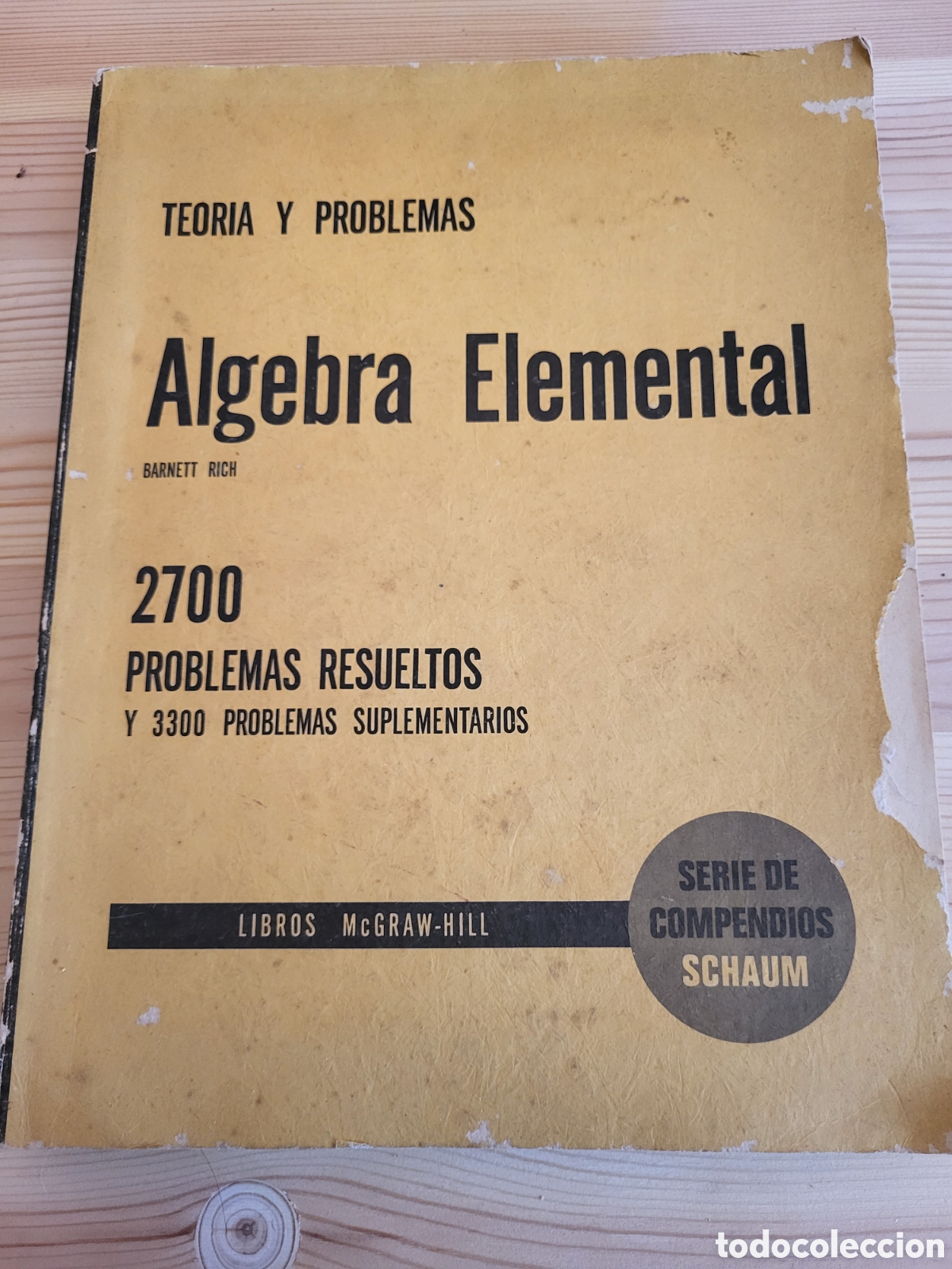 Libros: Teoria y problemas ALGEBRA ELEMENTAL.- Barnett Rich [Libros McGraw-Hill] - Foto 1