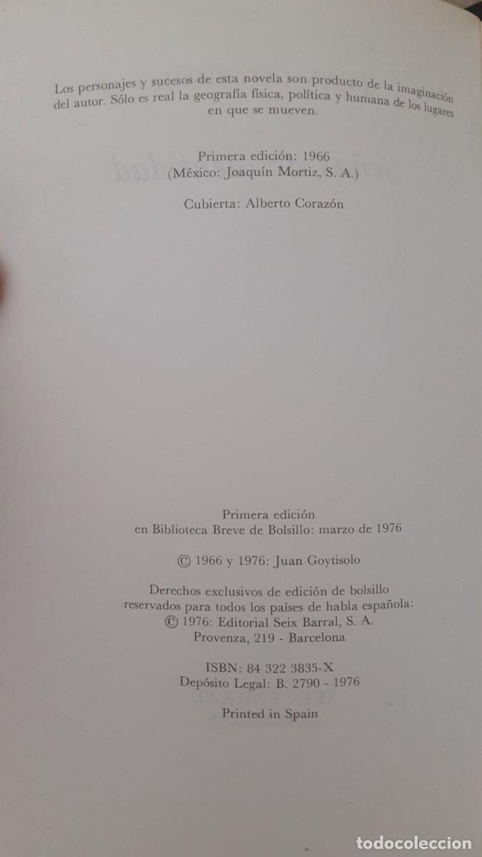 Libros: Se&ntilde;as de identidad. Juan Goytisolo - Foto 3