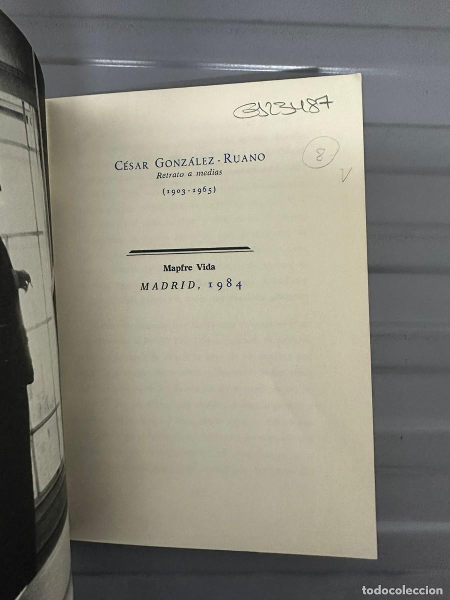 Libros: Retrato a medias - C&eacute;sar Gonz&aacute;lez - Ruano - Foto 3