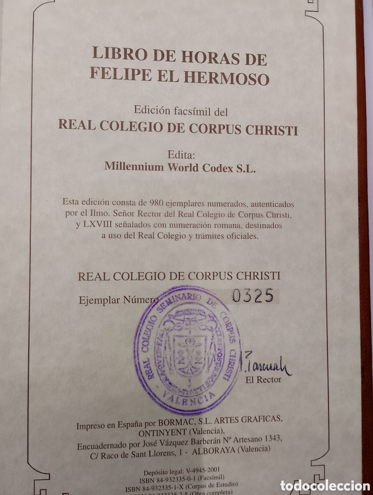 Libros: LIBRO DE HORAS DE FELIPE EL HERMOSO - Foto 4