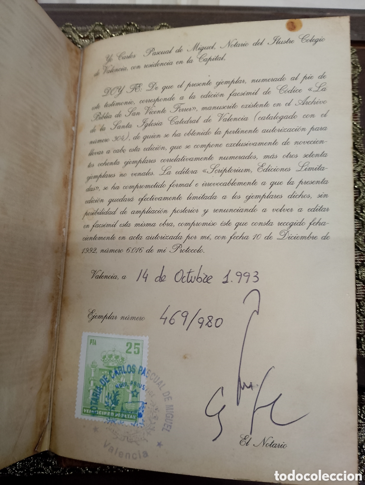 Libros: BIBLIA DE SAN VICENTE FERRER - Foto 2
