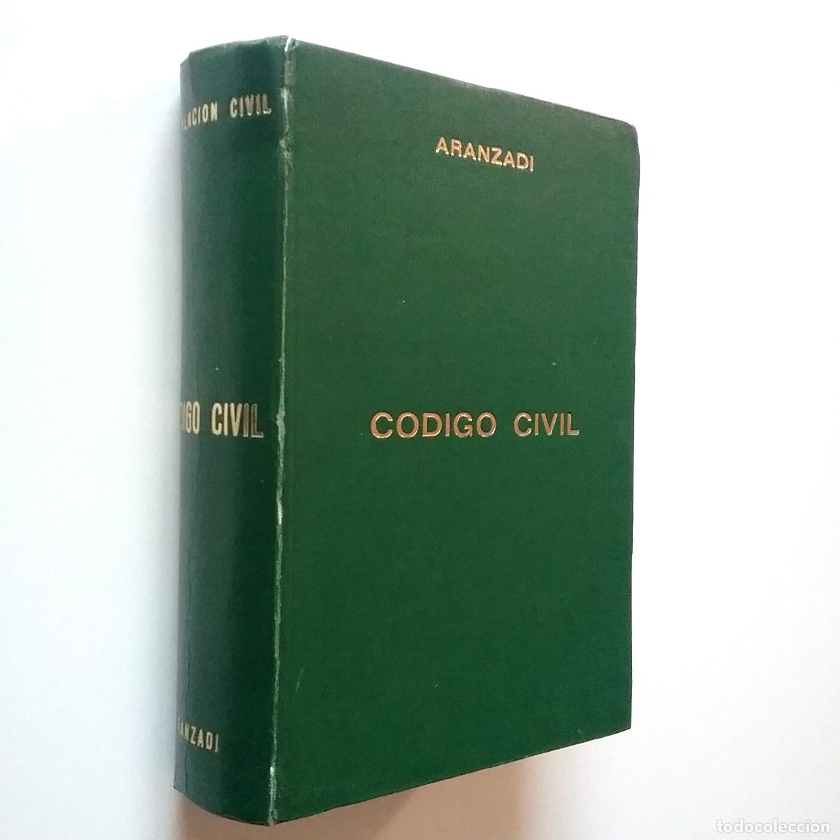 Libros: C&oacute;digo Civil. Legislaci&oacute;n civil Aranzadi - Foto 1