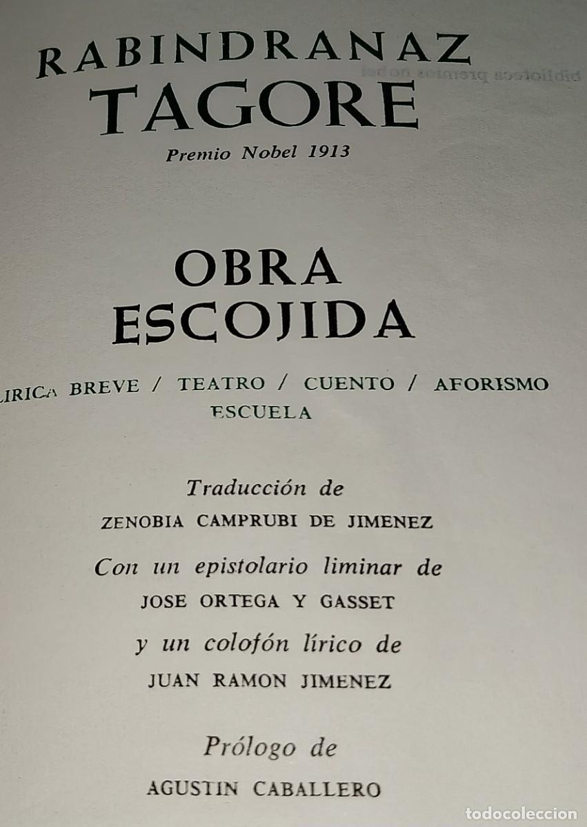 Libros: Tagore. Obras Escojidas - Foto 2