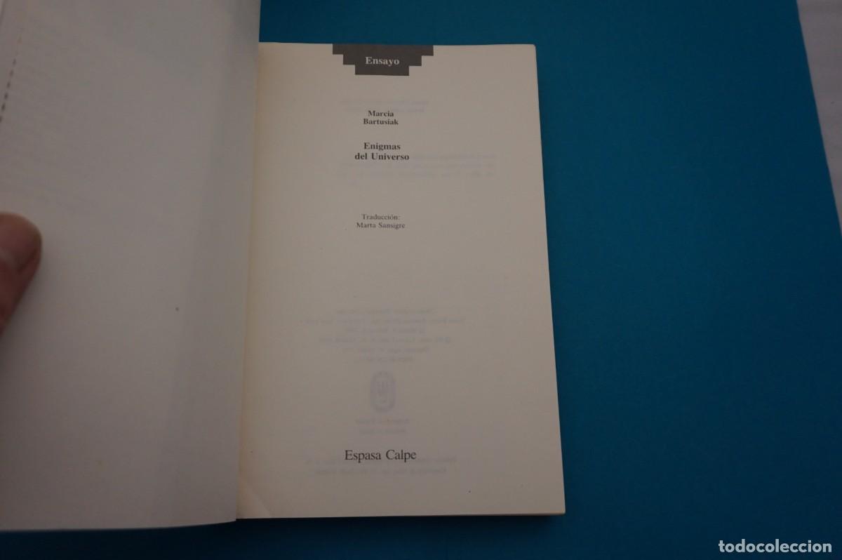 Libros: 18D/ ENIGMAS DE UNIVERSO - MARCIA BARTUSIAK / ESPASA CALPE - Foto 2