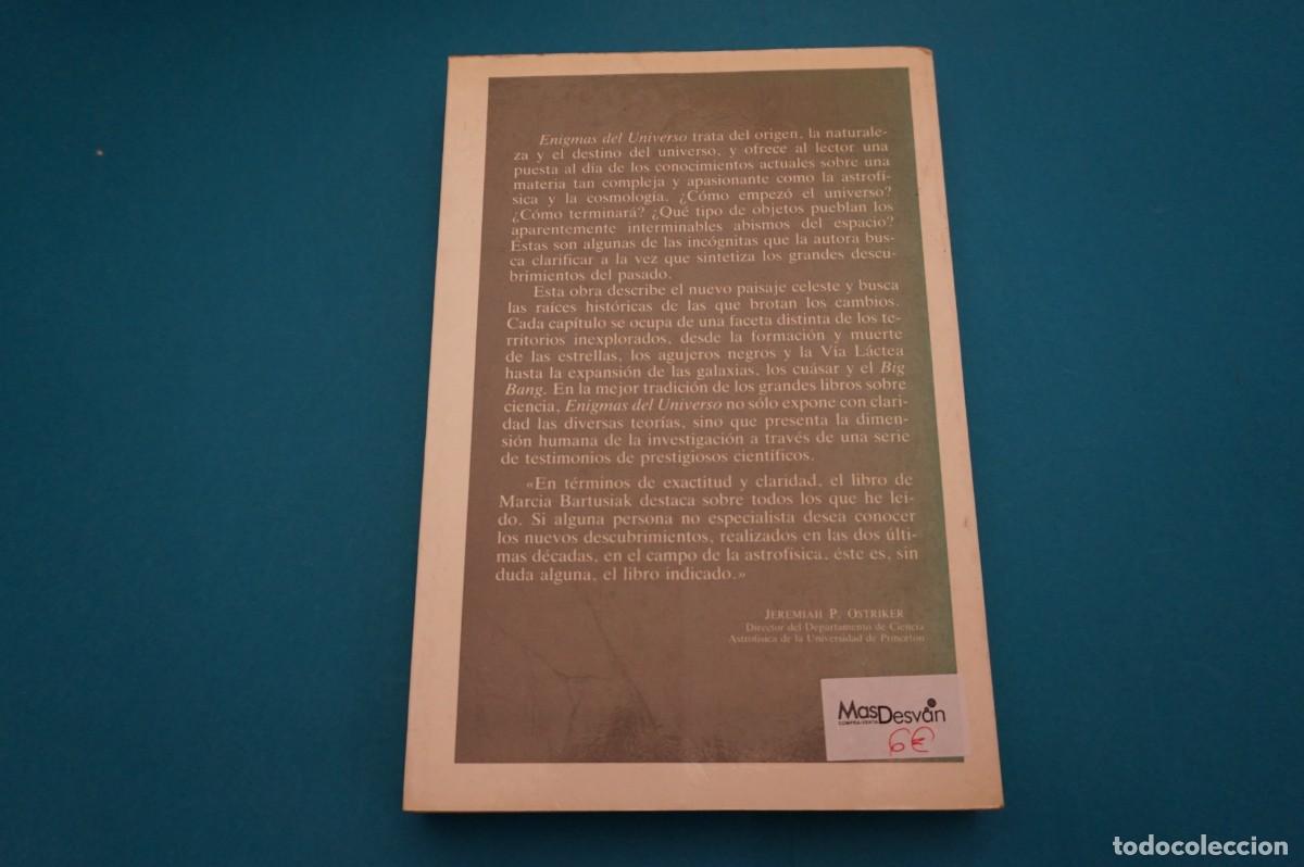 Libros: 18D/ ENIGMAS DE UNIVERSO - MARCIA BARTUSIAK / ESPASA CALPE - Foto 5