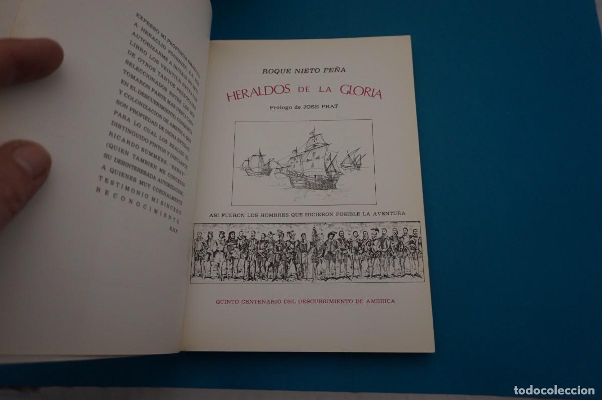Libros: 18D/ HERALDOS DE GLORIA - ROQUE NIETO PE&Ntilde;A - Foto 2