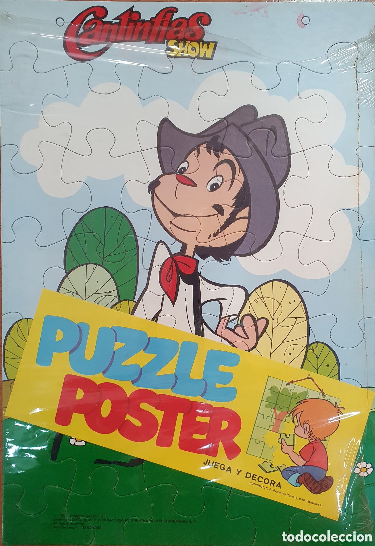 Libros: 2 Puzzle P&oacute;ster Cantinflas � Ediprint - A&ntilde;os 80 - Foto 3