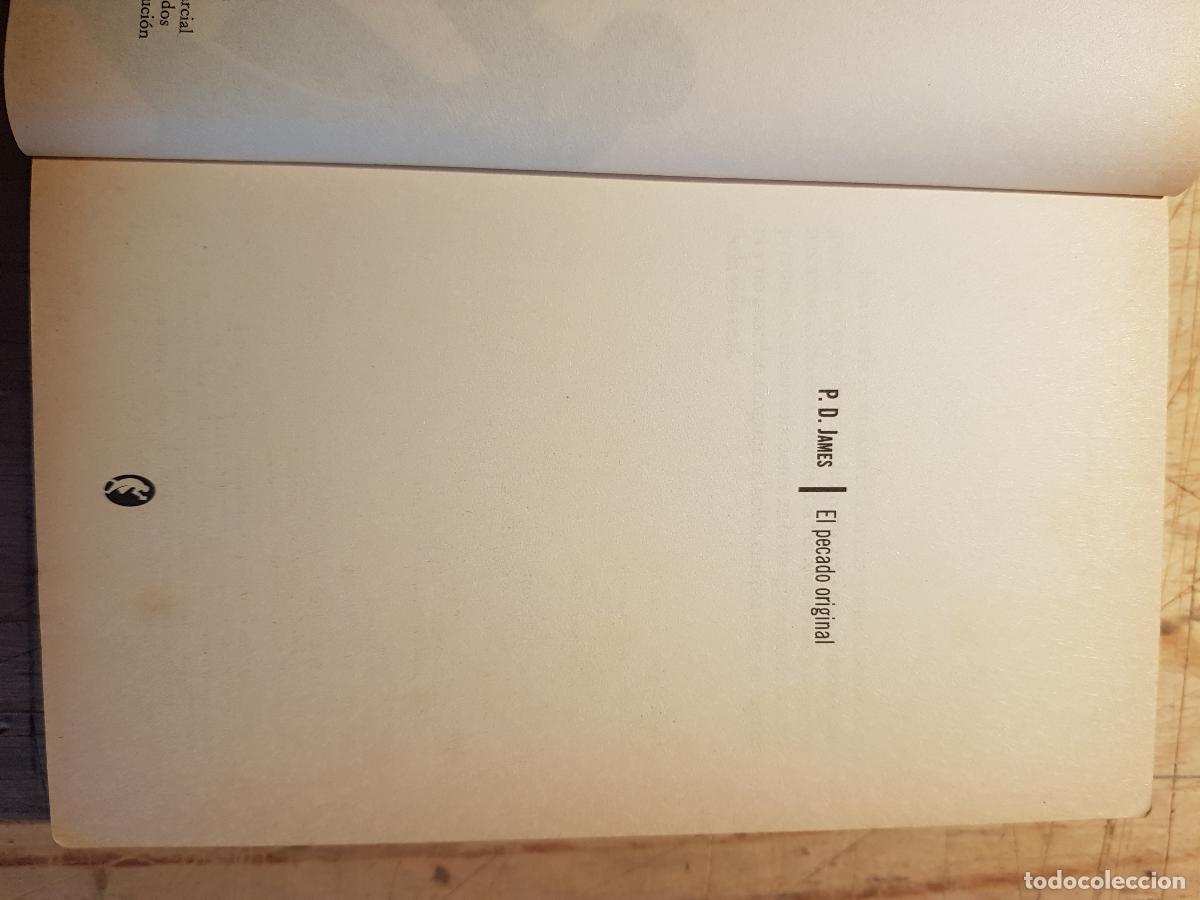 Libros: El pecado original - P. D. James - Foto 2
