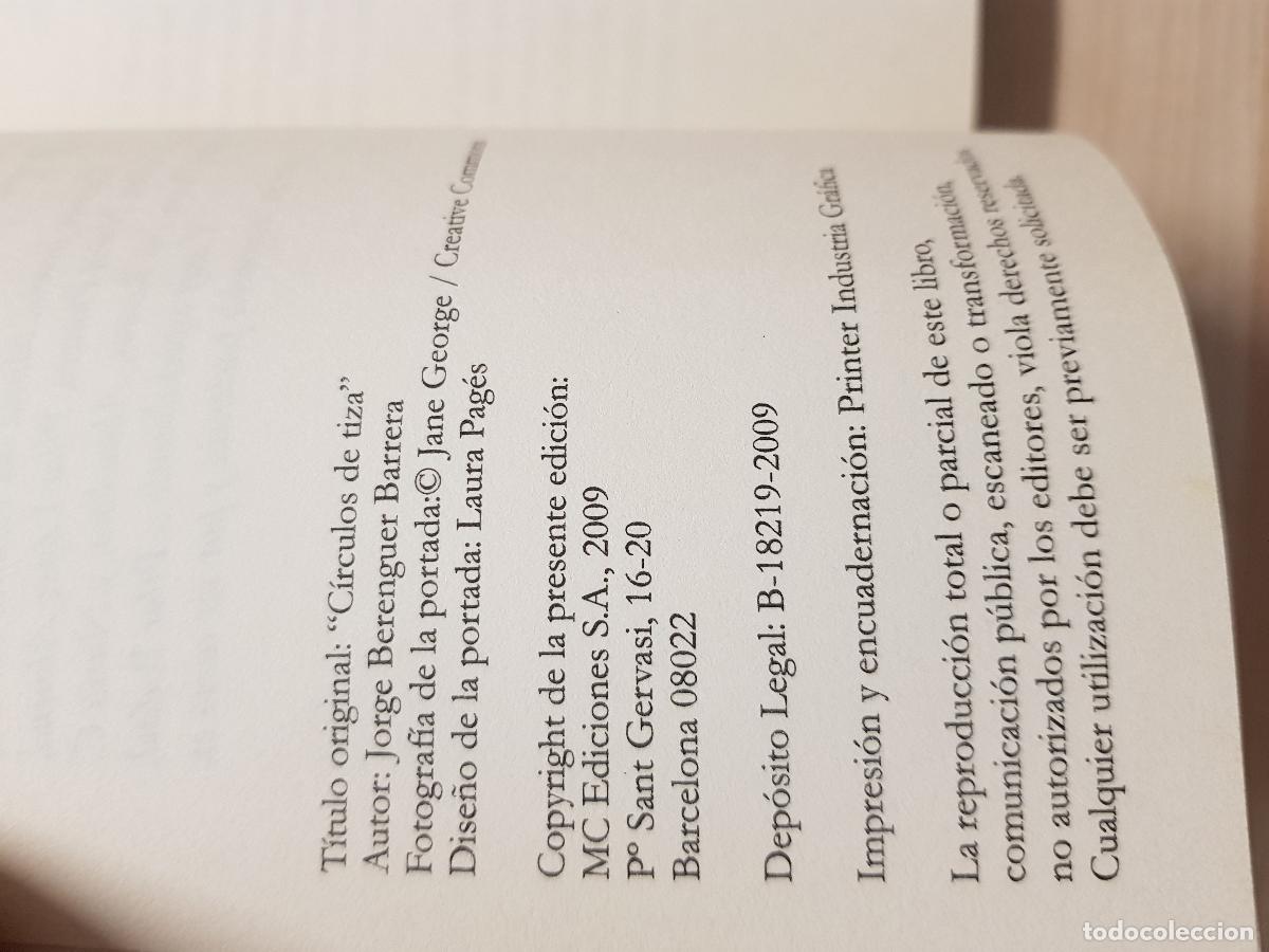 Libros: Circulos de tiza - Jorge Berenguer Barrera - Foto 4