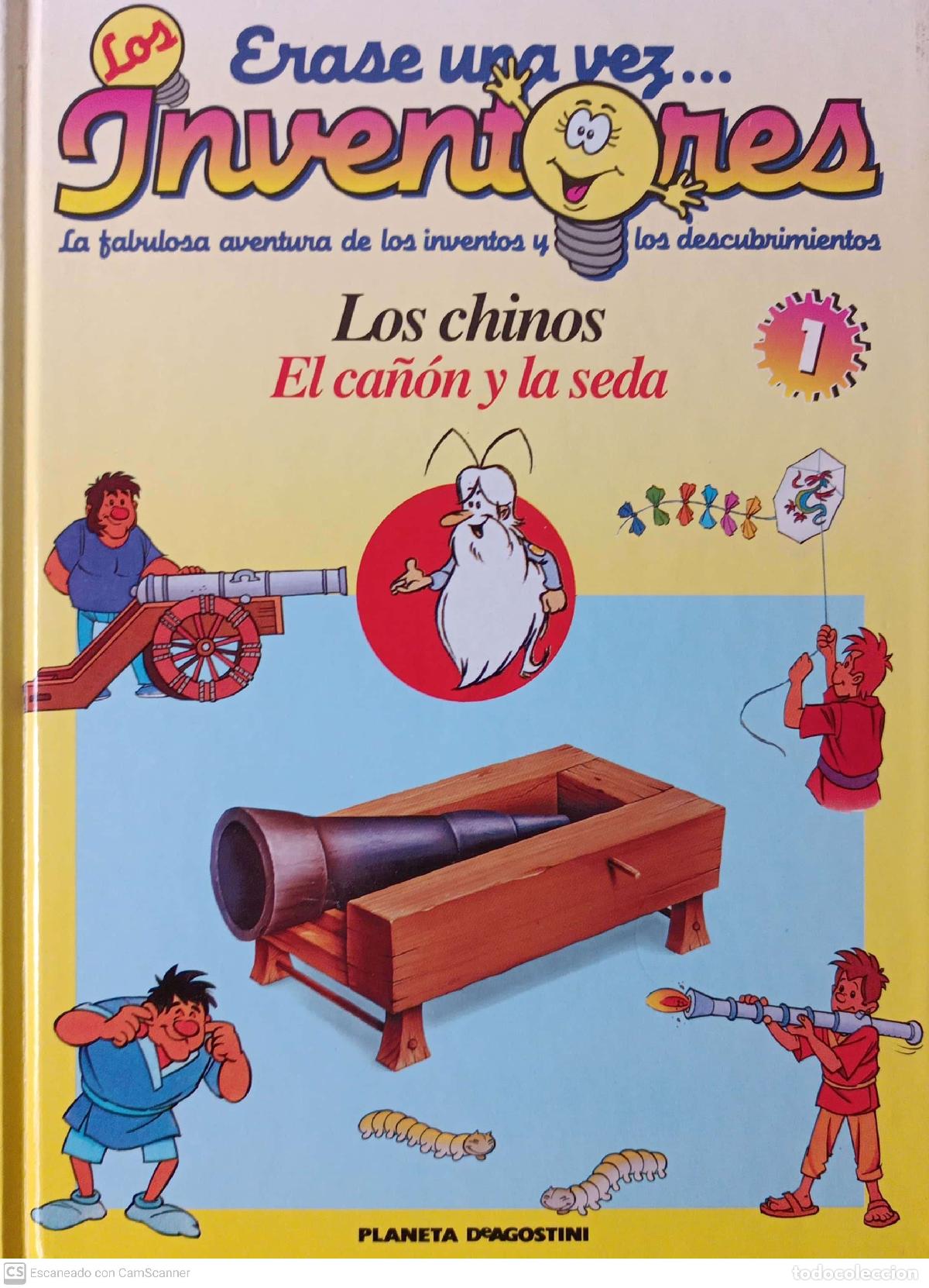 Libros: Erase una vez...Los inventores, 1: Los chinos. El ca&ntilde;on y la seda - Foto 1