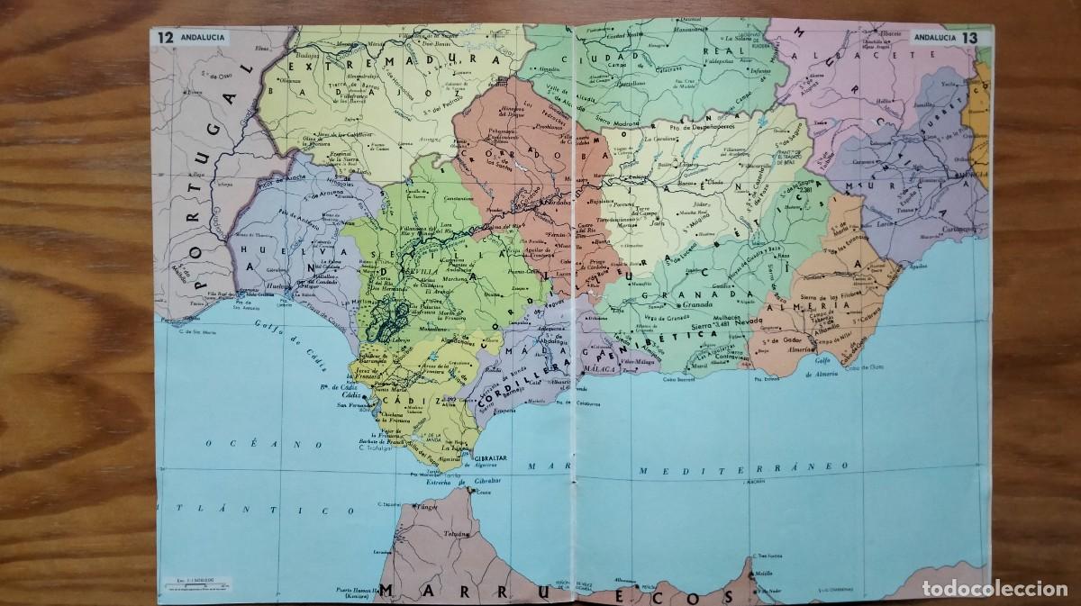Libros: ATLAS ESCOLAR ESPA&Ntilde;A &ndash; AGUILAR, 1963 - Foto 3
