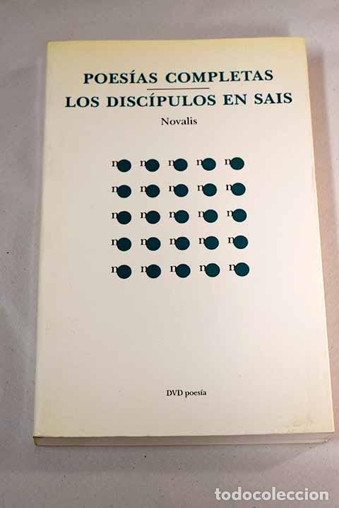 Libros: Poesias completas: Los disc&iacute;pulos en Sais.- Novalis - Foto 1