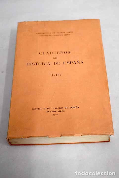 Libros: Cuadernos de Historia de Espa&ntilde;a, LI-LII - Foto 1