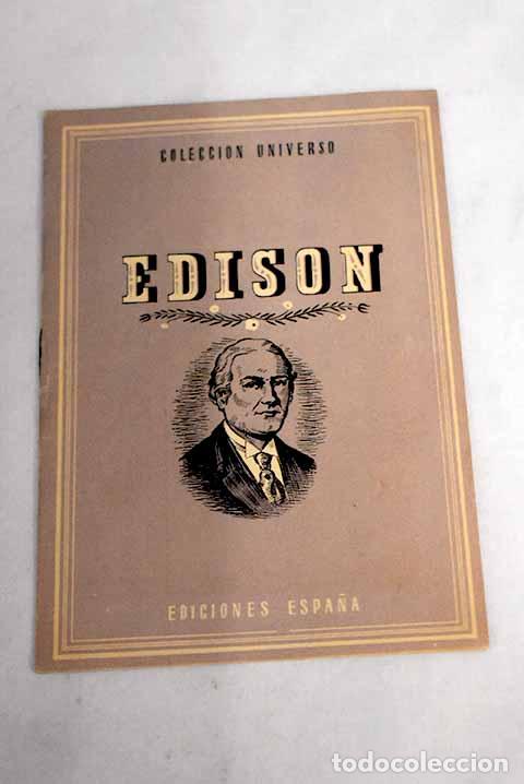 Libros: Edison: : Edi. Espa&ntilde;a. - Foto 1