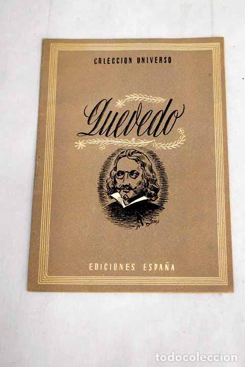 Libros: Quevedo: : Edi. Espa&ntilde;a. - Foto 1