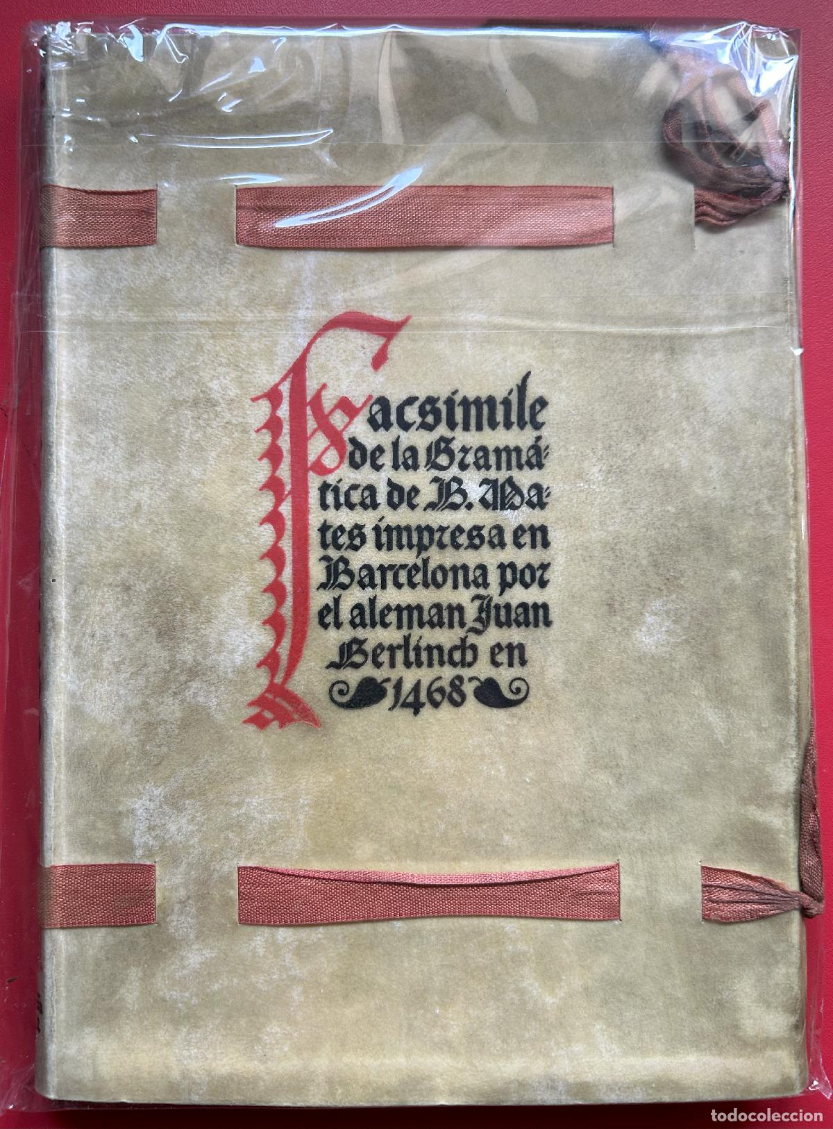 Libros: Facs&iacute;mile de la Gram&aacute;tica de B. Mates - MATES BARTOLOM&Eacute;