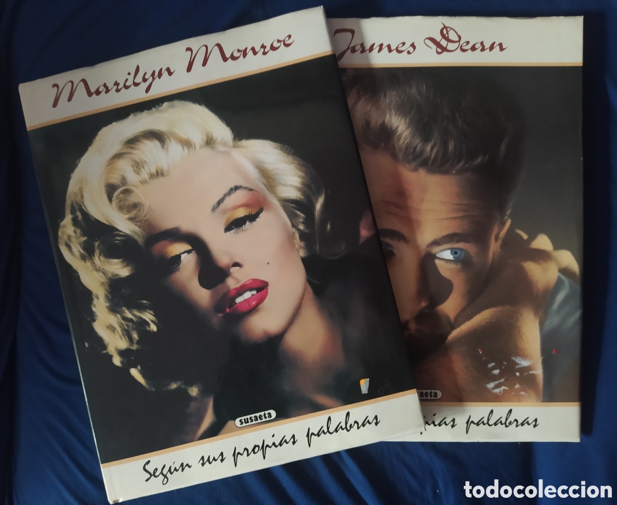 Libros: LOTE LIBROS MARILYN MONROE Y JAMES DEAN HOLLYWOOD - Foto 1