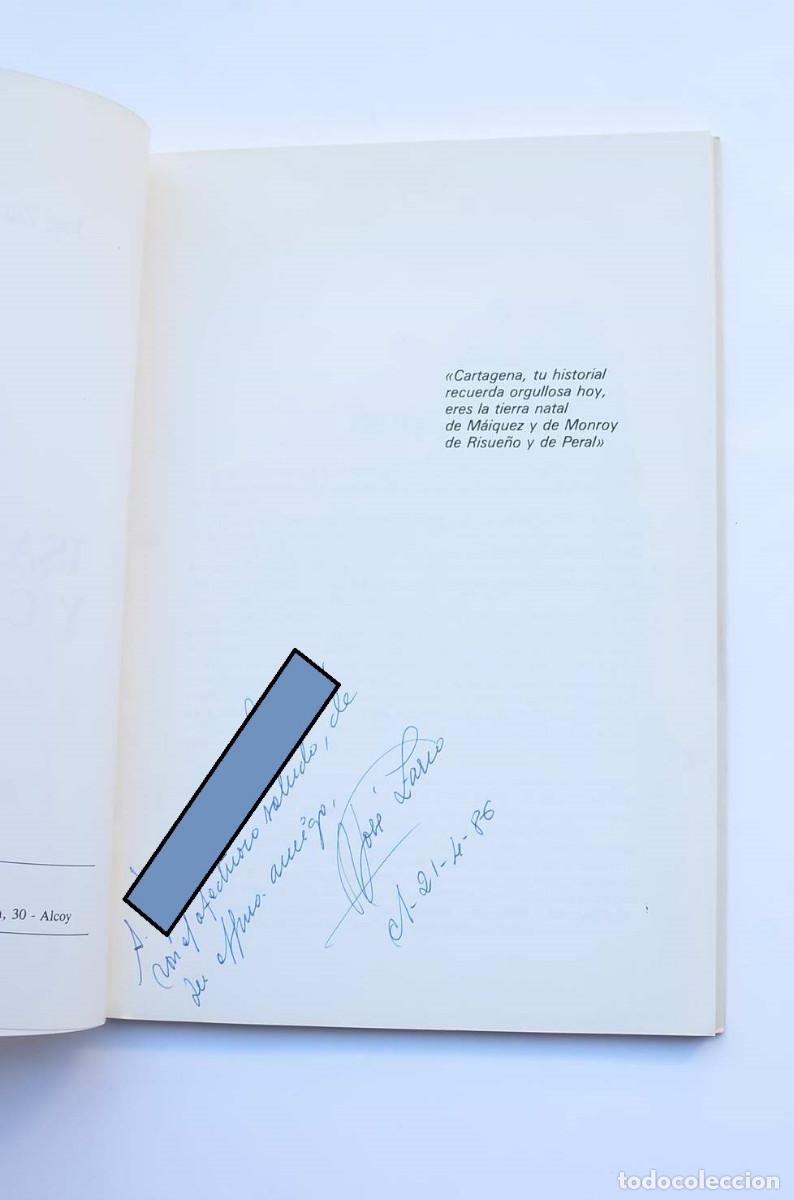Libros: Isaac Peral y Caballero - ZARCO AVELLANEDA, Jos&eacute; - Dedicatoria aut&oacute;grafa del autor - Foto 4