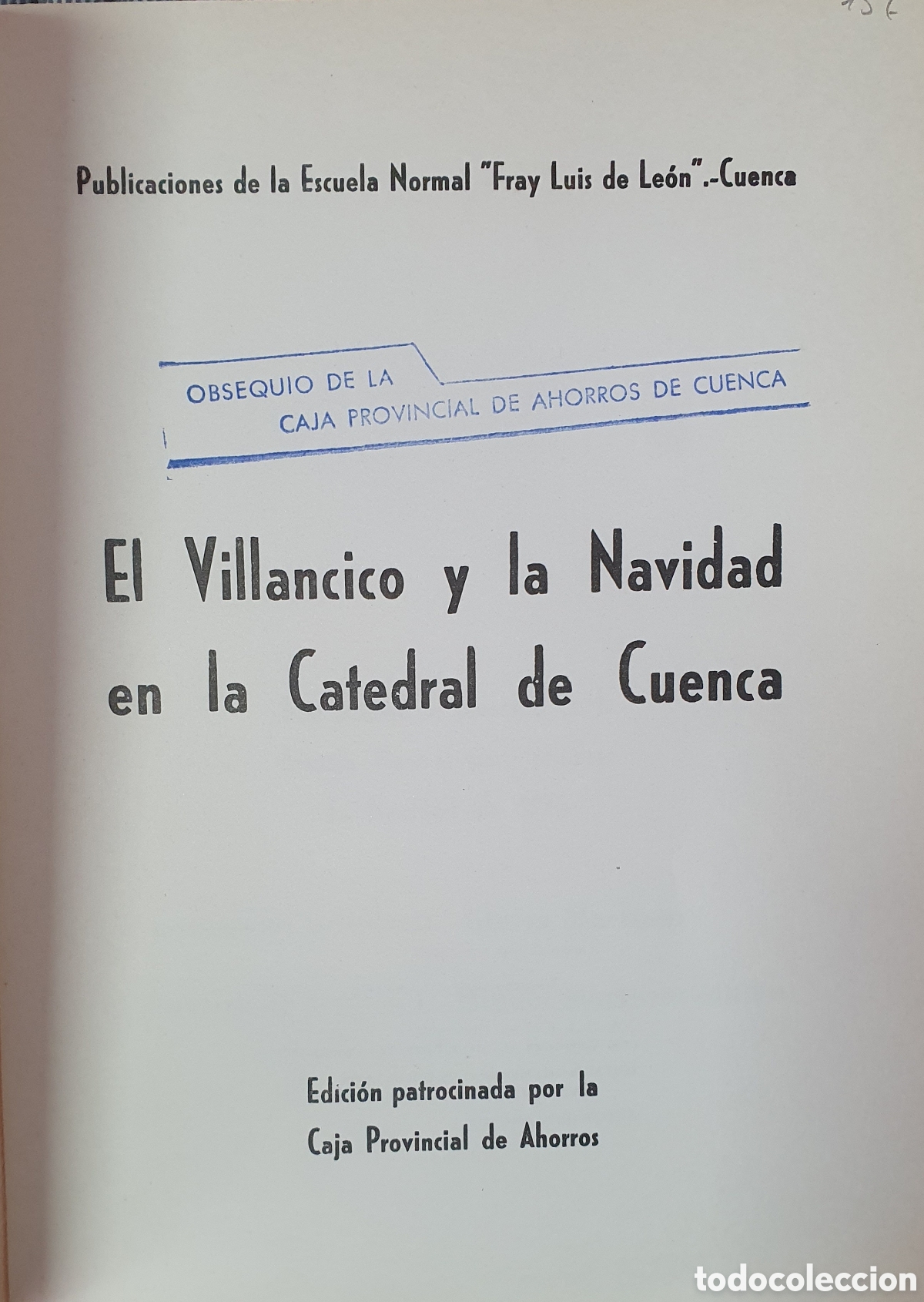 Libros: El Villancico y la Navidad en la Catedral de Cuenca - VV. AA. - Foto 2