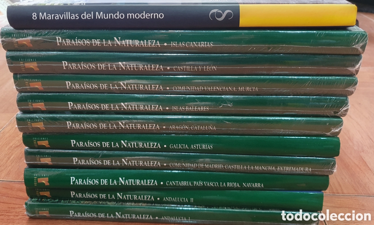 Libri di seconda mano: Para&iacute;sos de la Naturaleza � 10 Tomos � Completa � Ediciones Rueda + 8 Maravillas del Mundo - VV. AA.
