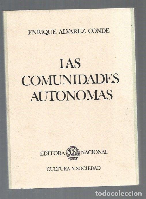 Libros: COMUNIDADES AUTONOMAS - LAS - ALVAREZ CONDE. ENRIQUE - Foto 1