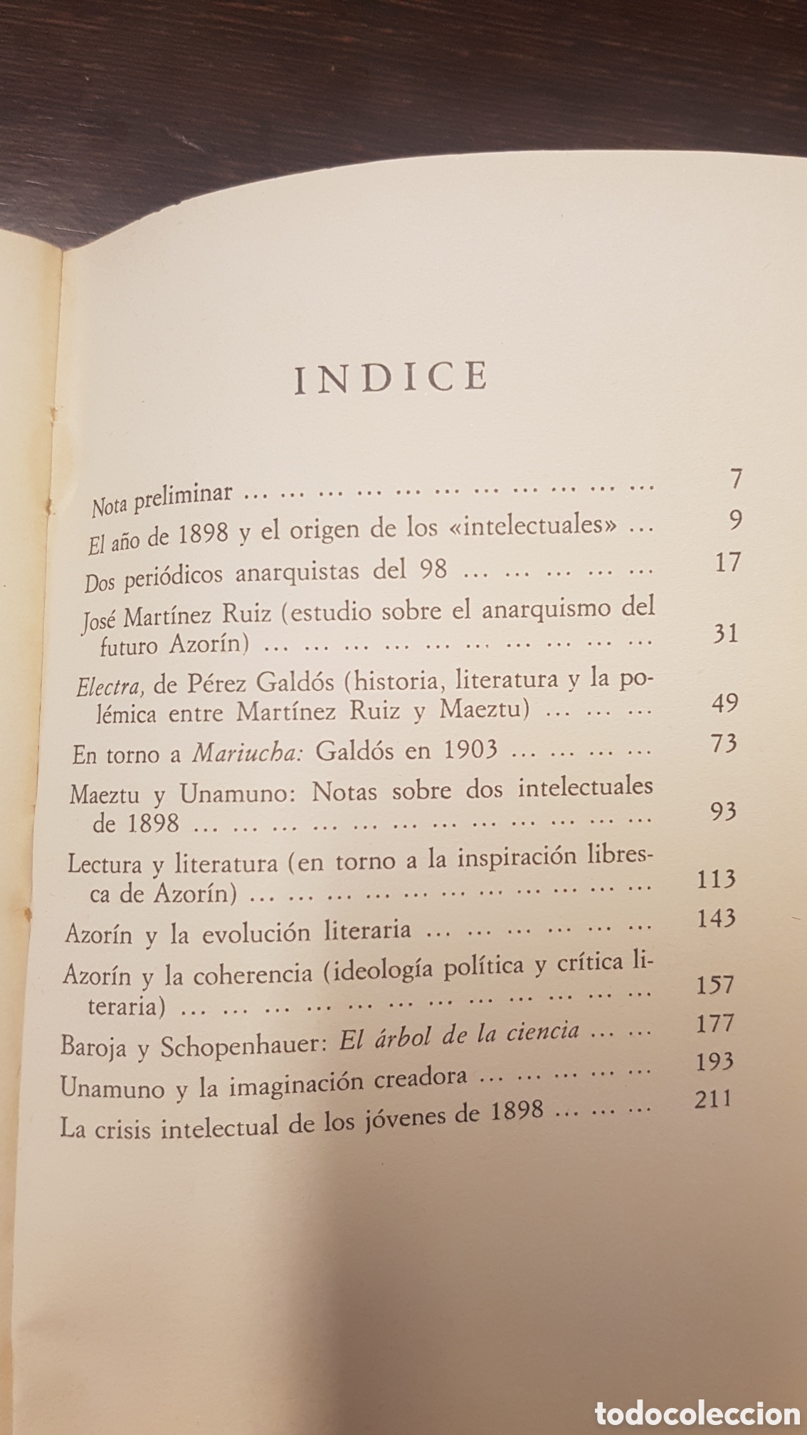 Libros: LA CRISIS INTELECTUAL DEL 98 - E. INMAN FOX - 1976 - Foto 3