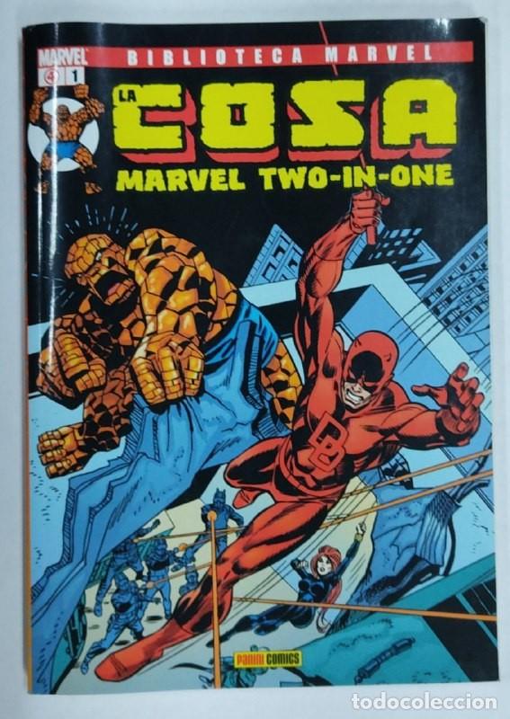 Livres: LA COSA. Marvel TWO IN ONE. Biblioteca Marvel 1 - VVAA