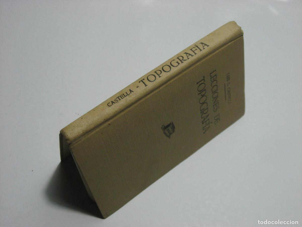 Libros: LECCIONES DE TOPOGRAFIA - Luis G. castell&aacute; - Foto 2