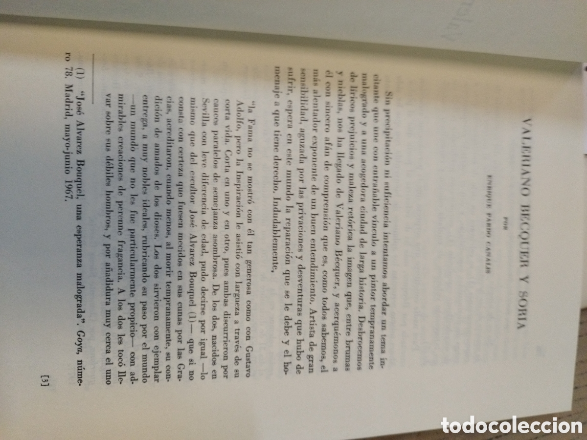Libros: VALERIANO BECQUER Y SORIA - PARDO CANALIS,Enrique - Foto 3